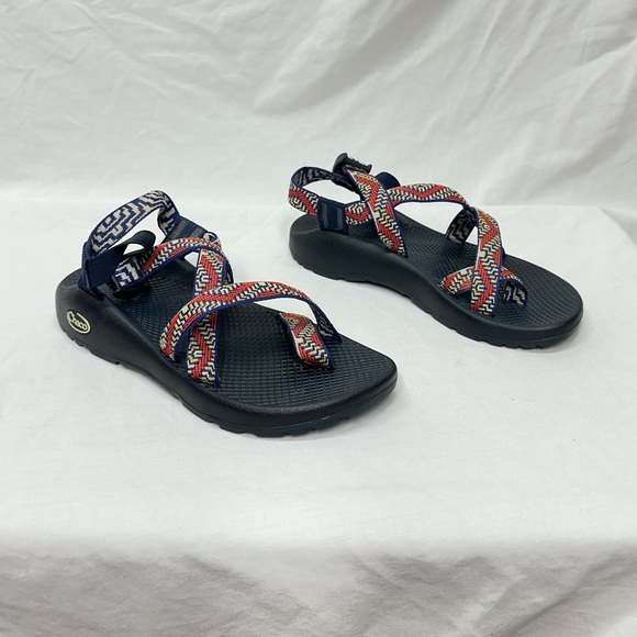 Chaco Shoes - Chaco Z2 Blue Red Classic Sport Sandal Size 7